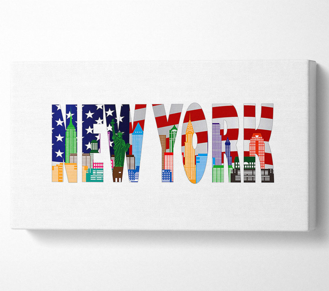  A Canvas Print of NYC Sign Canvas Print