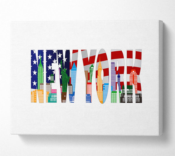 A Canvas Print of NYC Sign Canvas Print