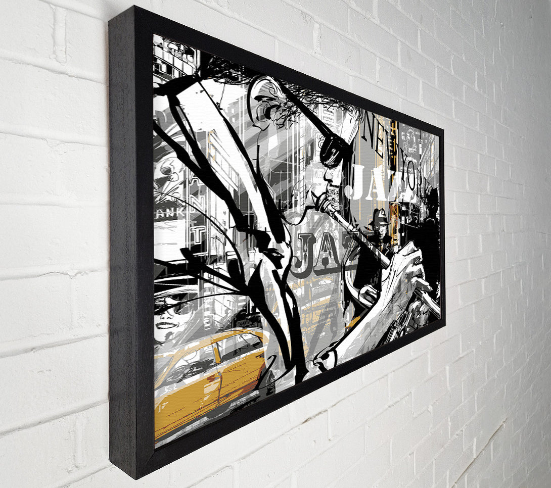  A Canvas Print of Jazz In NYC Canvas Print