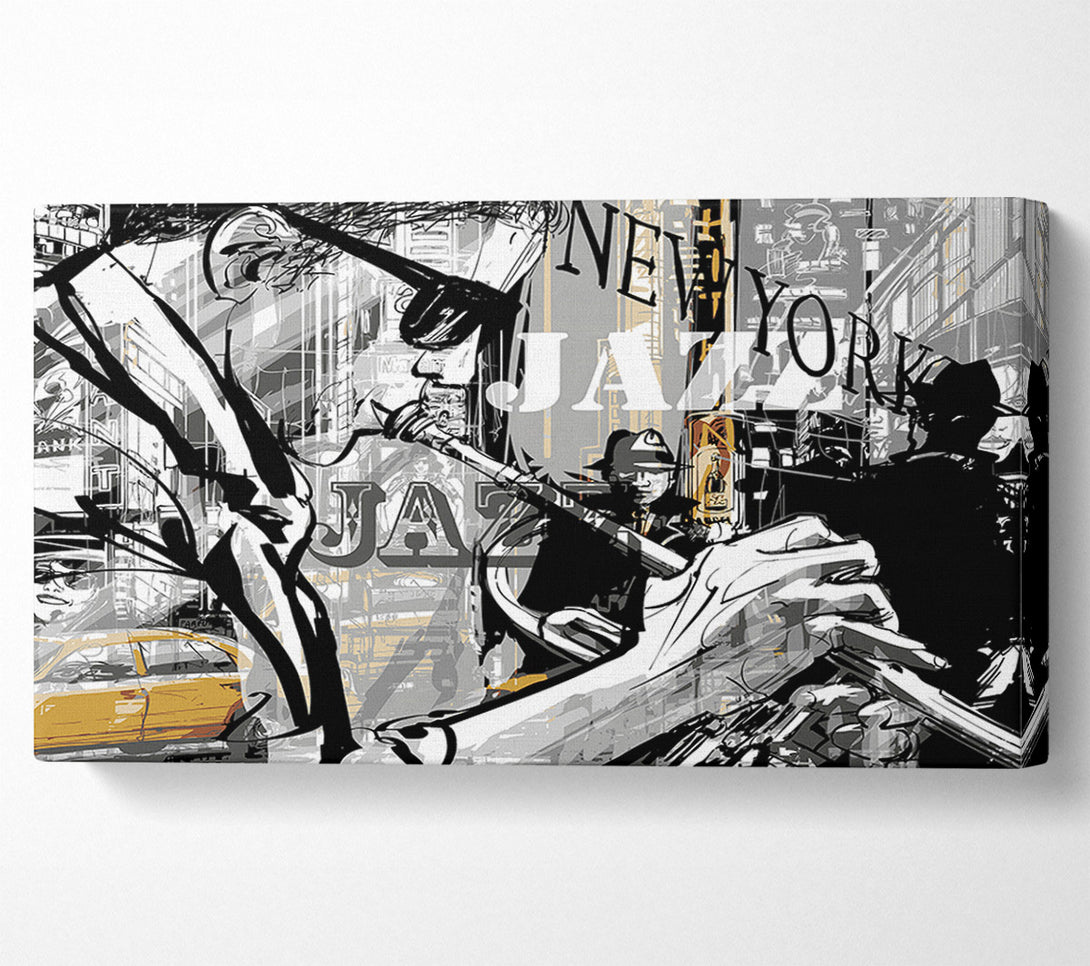  A Canvas Print of Jazz In NYC Canvas Print