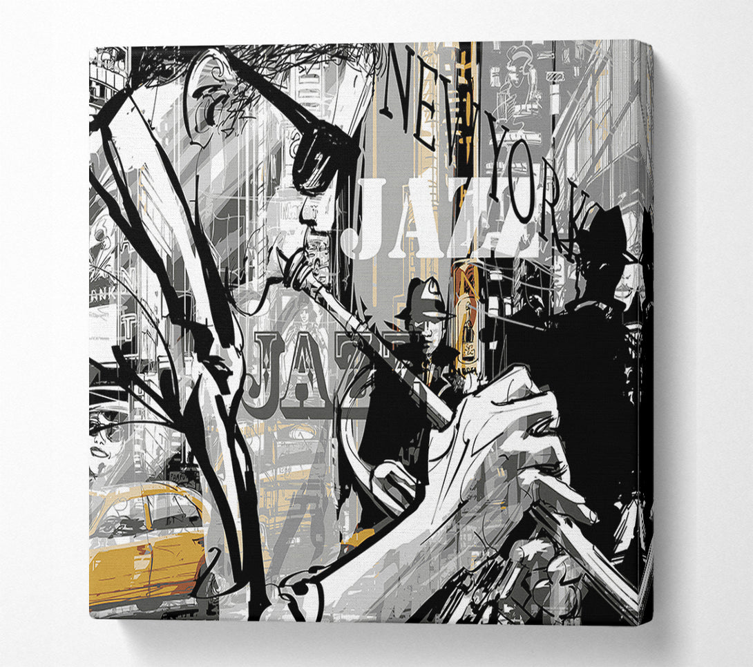  A Canvas Print of Jazz In NYC Canvas Print