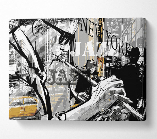  A Canvas Print of Jazz In NYC Canvas Print