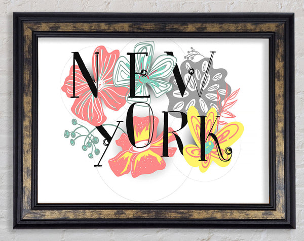 Flower City Framed Print