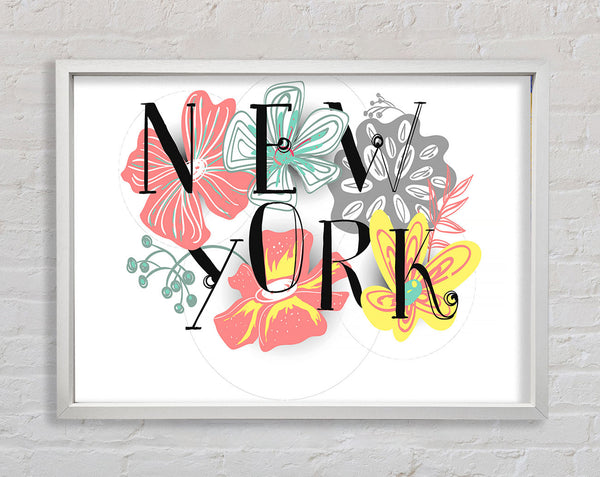 Flower City Framed Print