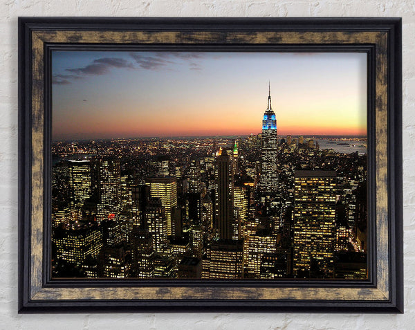 NYC The City That Never Sleeps Framed Print