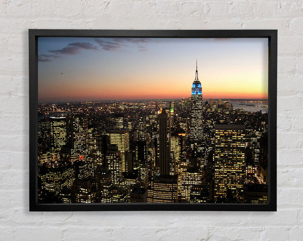 NYC The City That Never Sleeps Framed Print