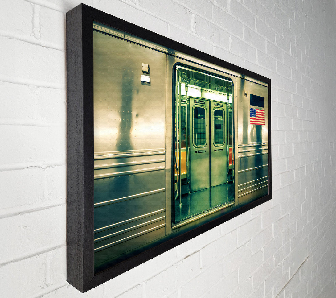  A Canvas Print of Subway Train Canvas Art