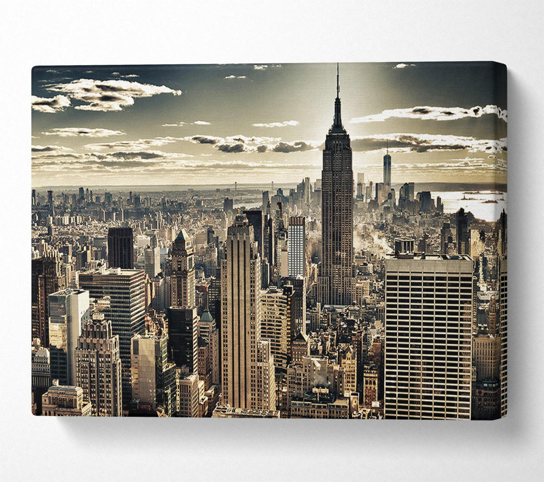  A Canvas Print of NYC Just After The Storm Canvas Art