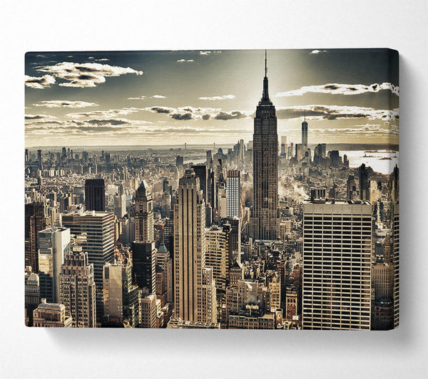  A Canvas Print of NYC Just After The Storm Canvas Art