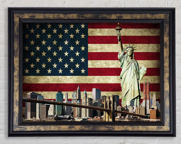 NYC Montage Framed Print