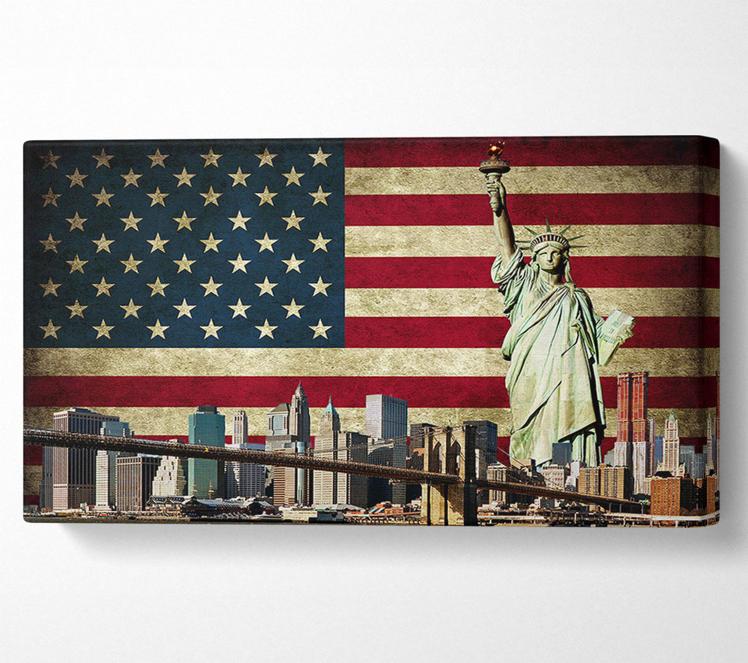  A Canvas Print of NYC Montage Canvas Wall Art