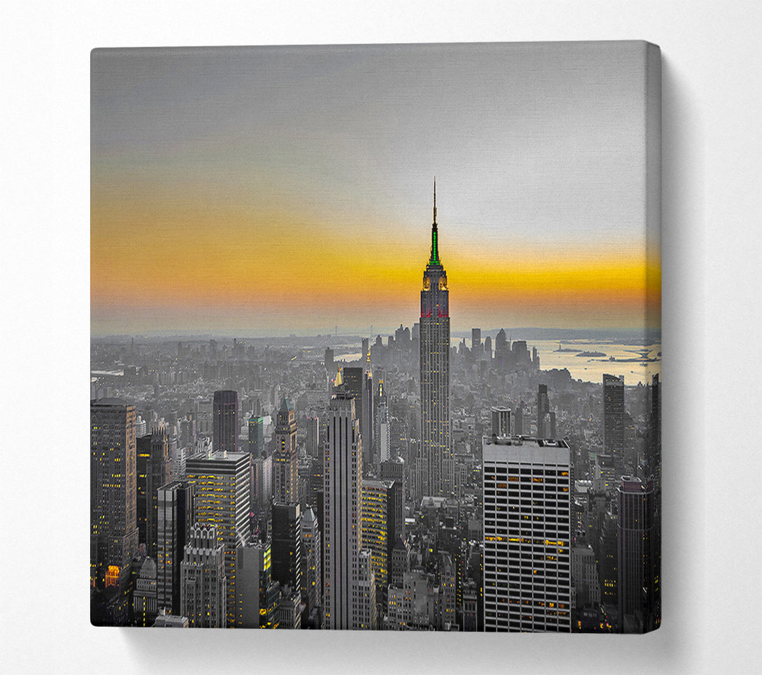  A Canvas Print of Golden Canvas Print