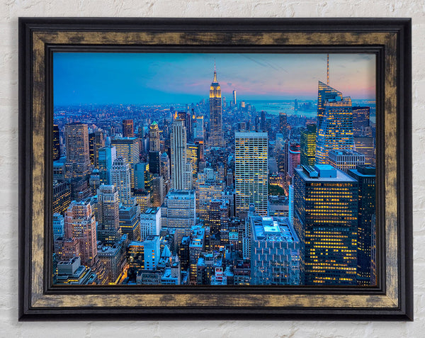 City Blues 1 Framed Print