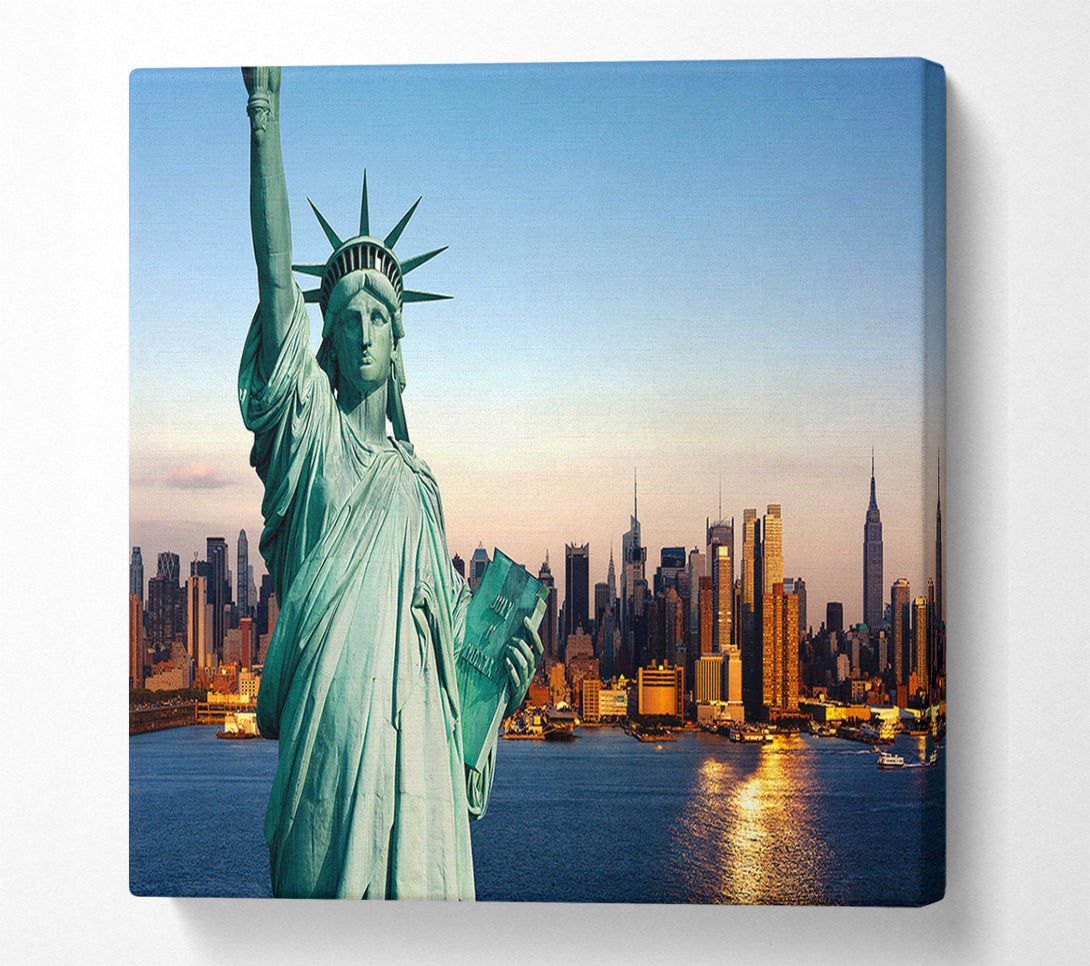  A Canvas Print of Statue Of Liberty Protection Canvas Wall Art