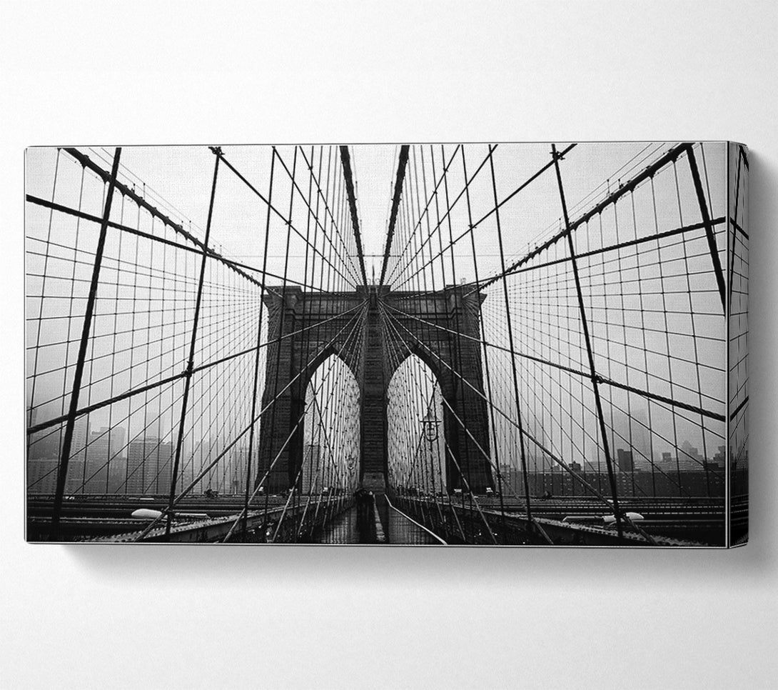  A Canvas Print of Brooklyn Bridge Perfection Canvas Print