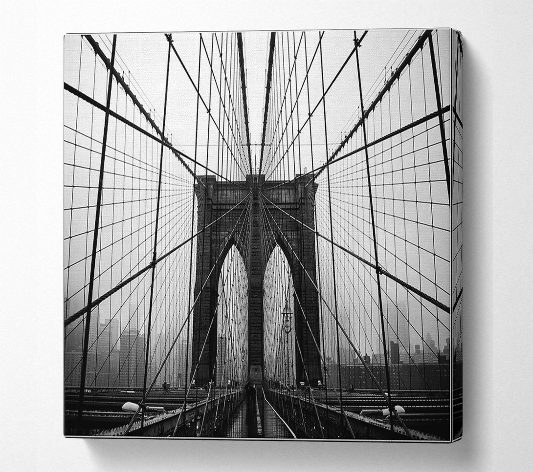  A Canvas Print of Brooklyn Bridge Perfection Canvas Print