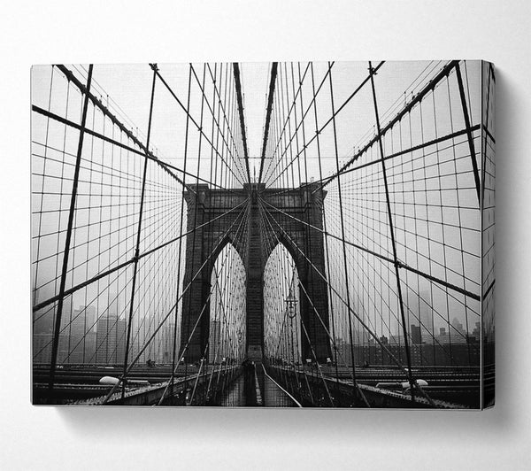  A Canvas Print of Brooklyn Bridge Perfection Canvas Print