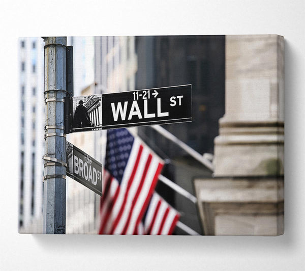  A Canvas Print of Wall St Canvas Print