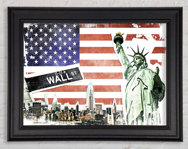 Montage Of NYC Framed Print