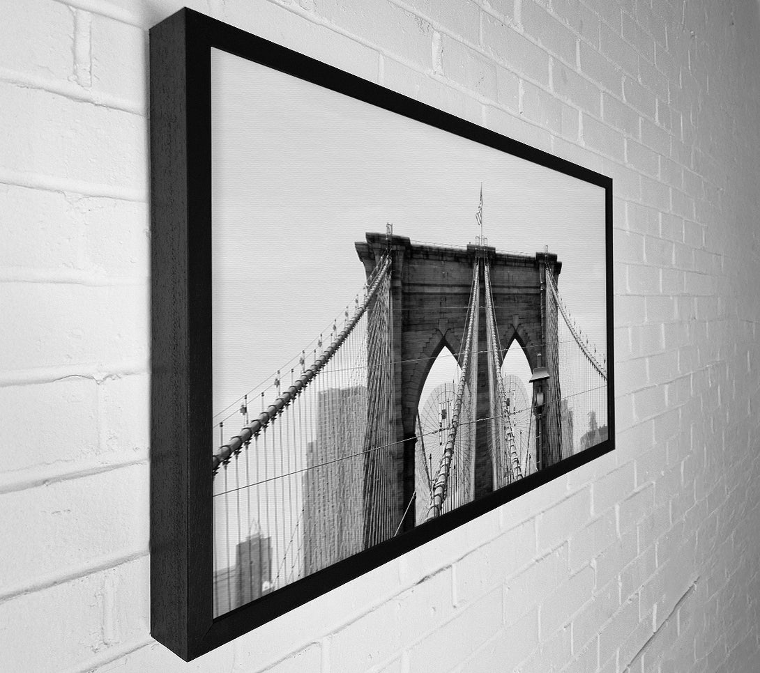  A Canvas Print of Structure Of Brooklyn Bridge 2 Canvas Art
