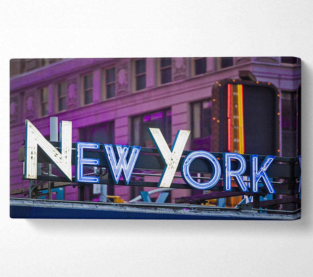  A Canvas Print of Big City Lights Canvas Wall Art