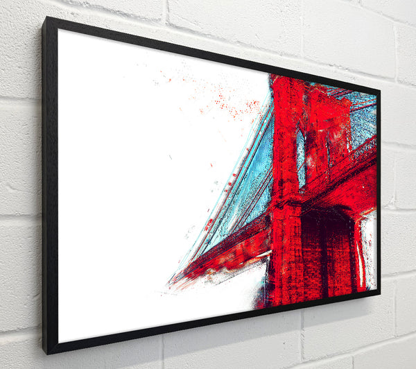 Red Funky Brooklyn Bridge