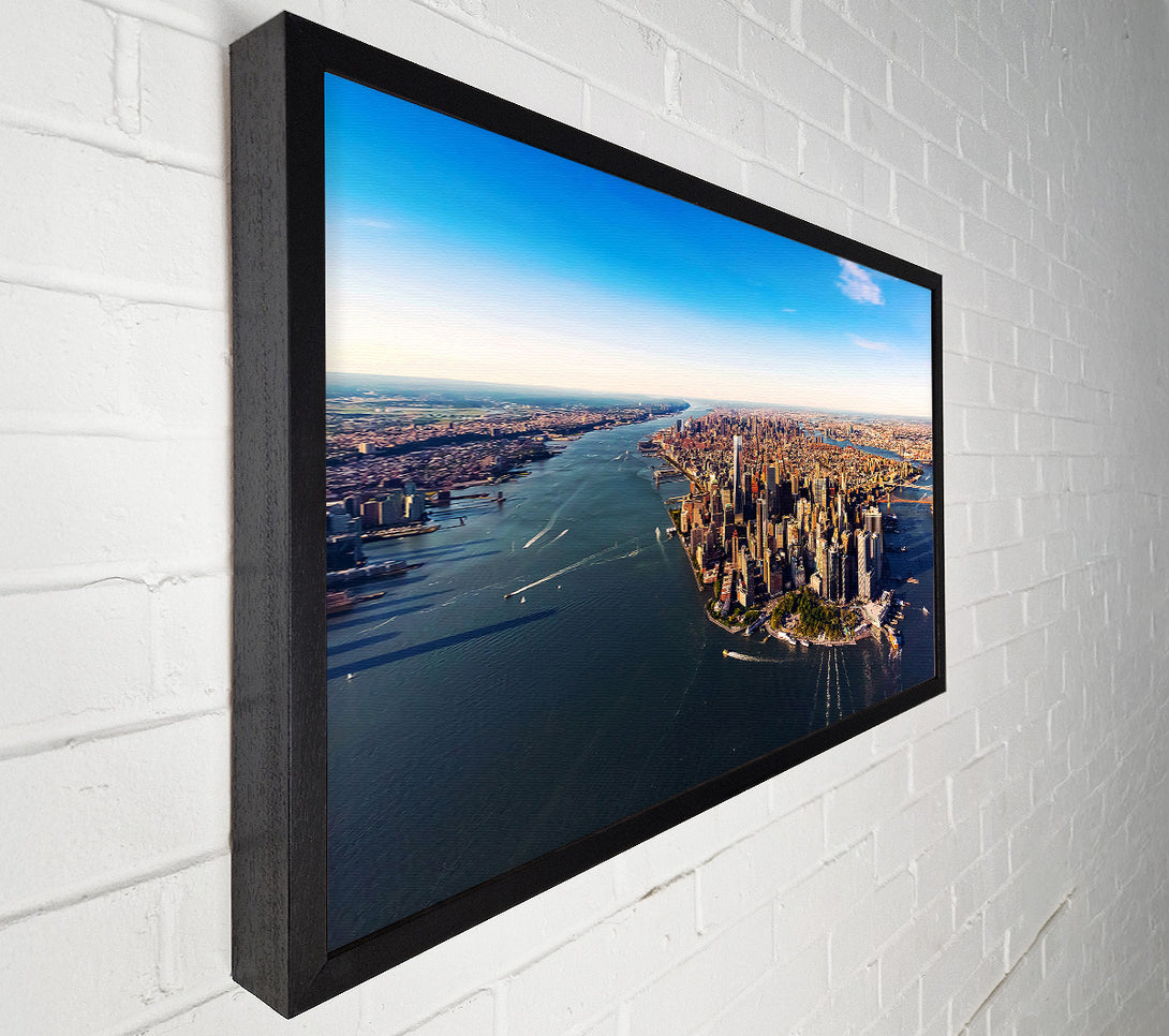  A Canvas Print of The Harbour Around NYC Canvas Print