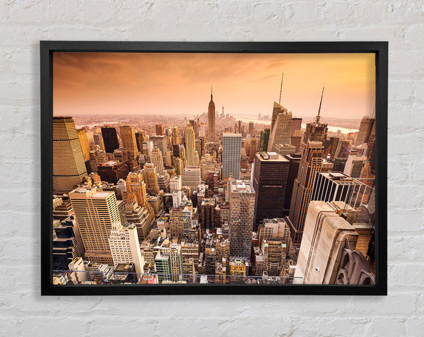 On Top Of The World Framed Print