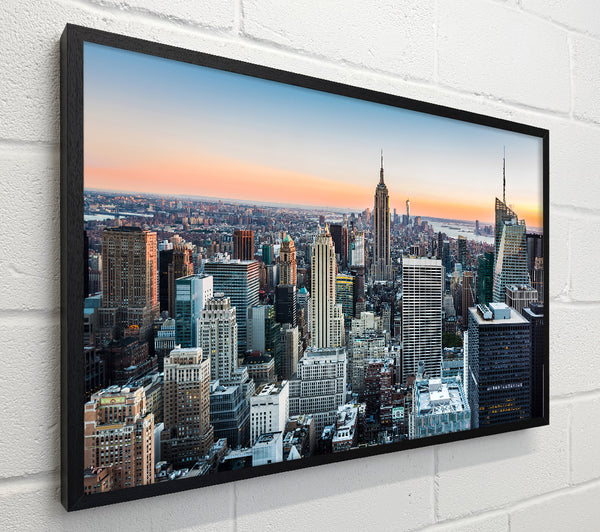 East River Through The Big City