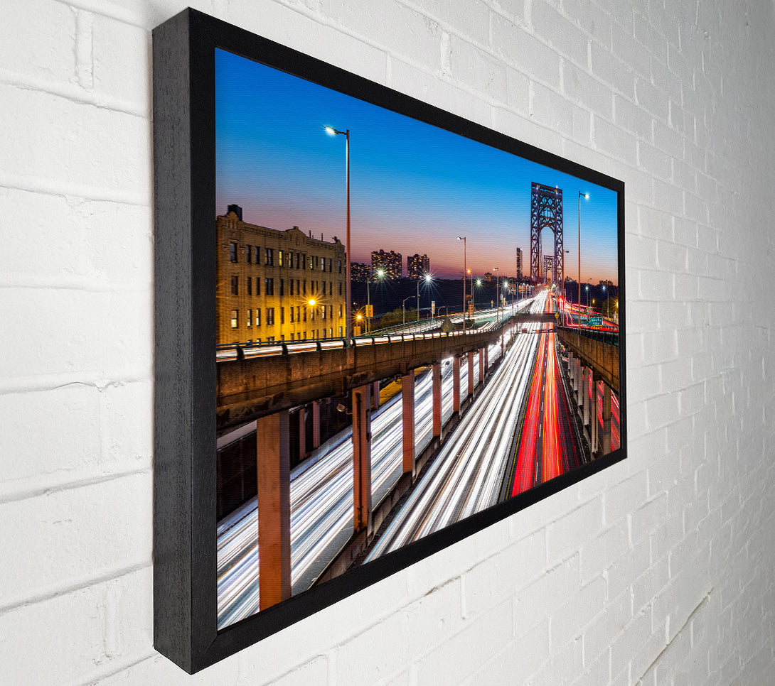  A Canvas Print of George Washington Bridge Canvas Wall Art
