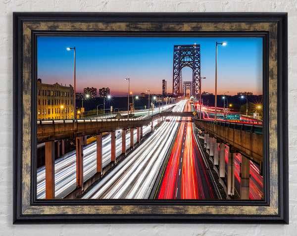 George Washington Bridge Framed Print