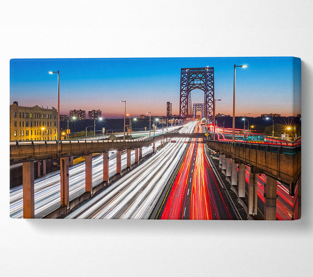  A Canvas Print of George Washington Bridge Canvas Wall Art