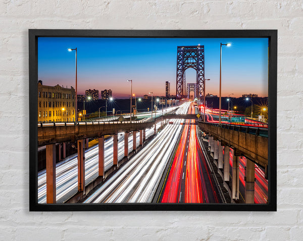 George Washington Bridge Framed Print