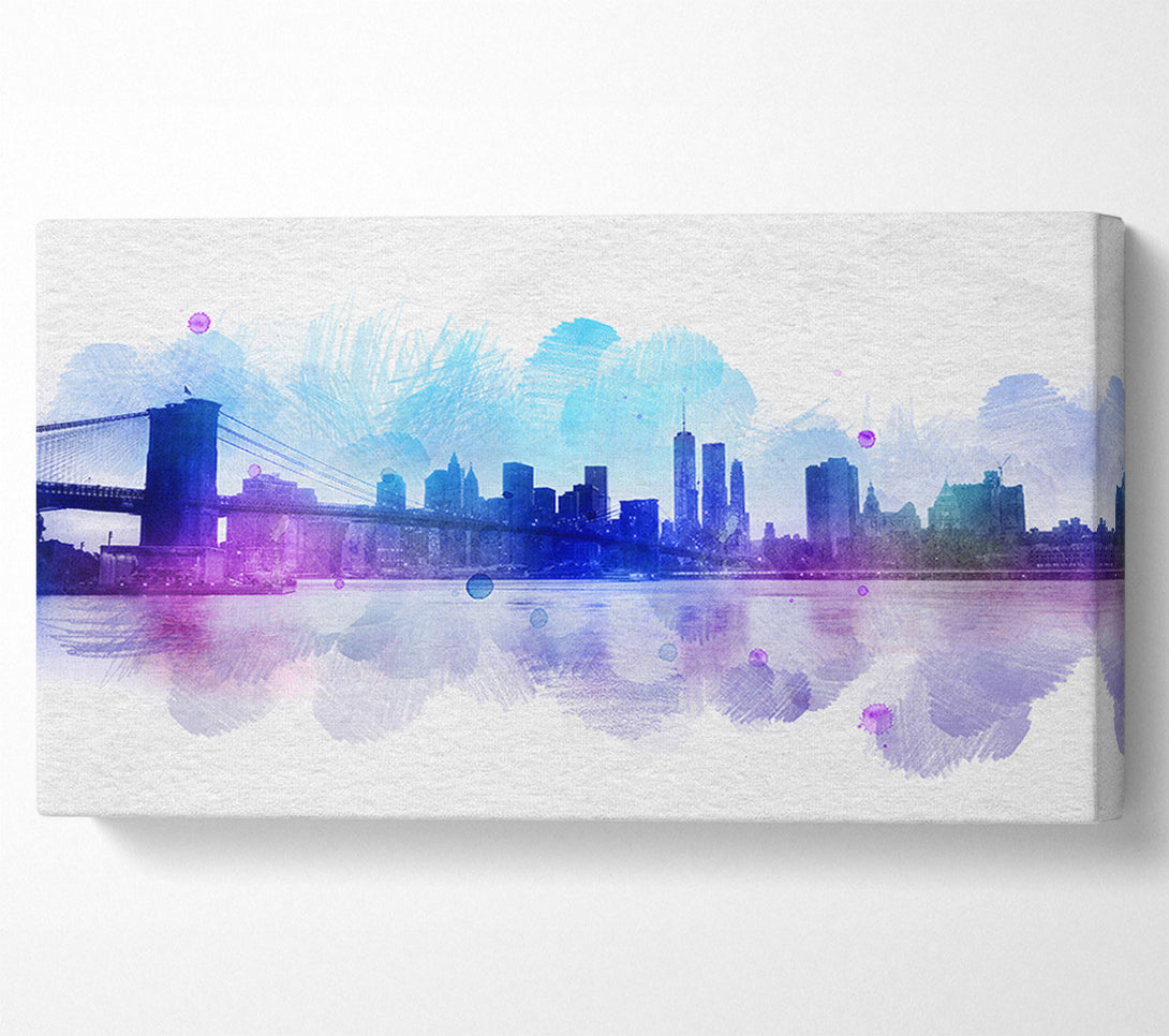  A Canvas Print of Retro NYC Canvas Art