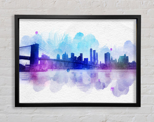 Retro NYC Framed Print
