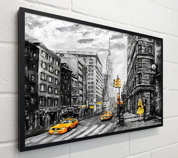 Romantic Walk In The Big Yellow City