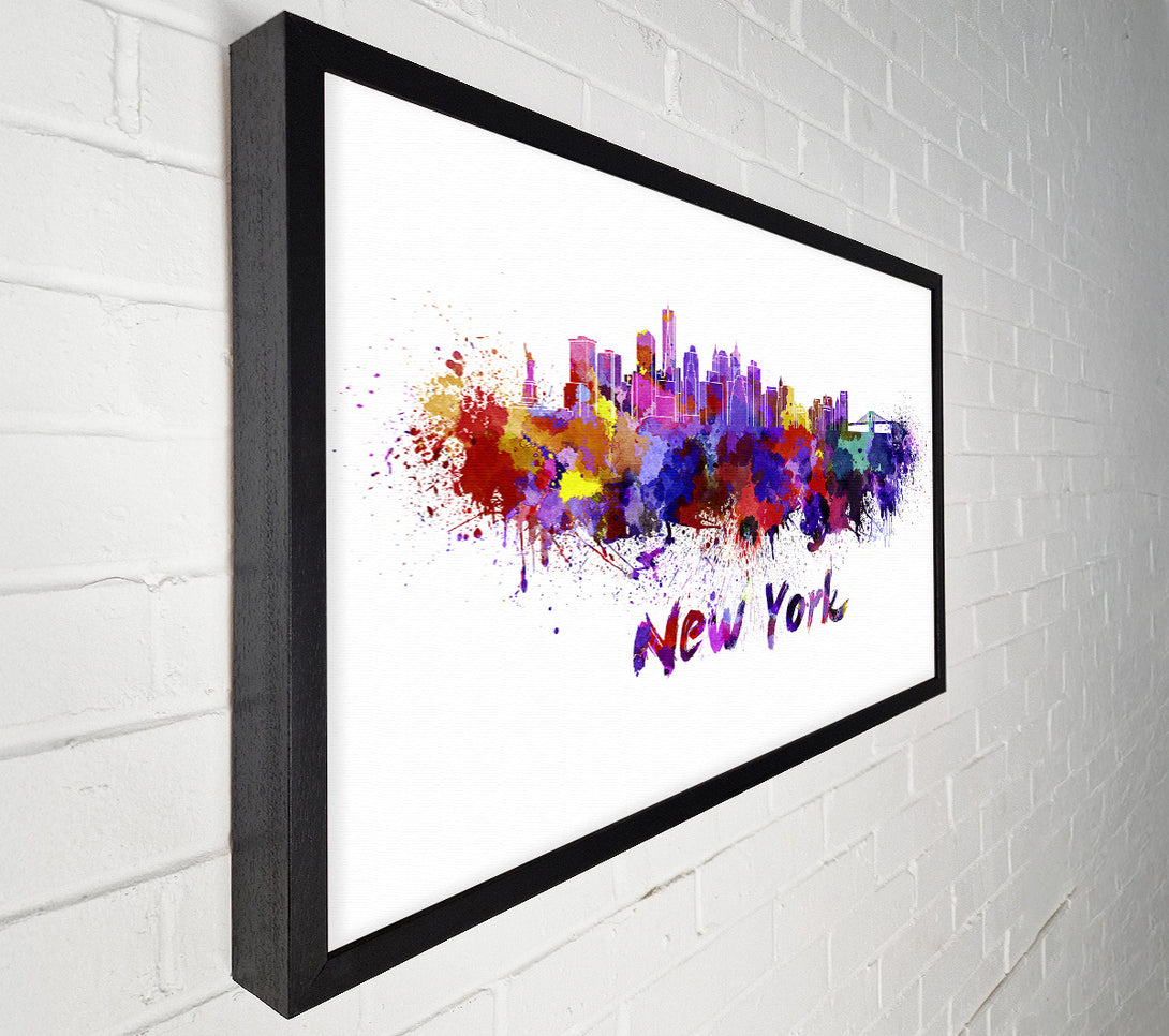  A Canvas Print of Rainbow Splash 2 Canvas Art