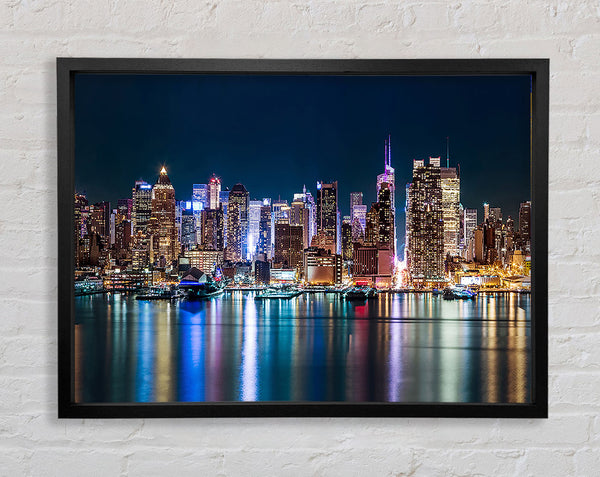 Reflections From The Big Apple Framed Print