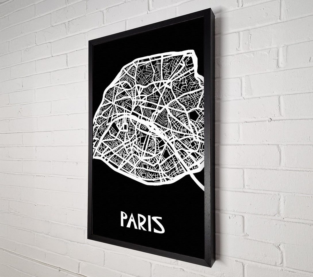  A Canvas Print of Map Of The City 7 Canvas Art