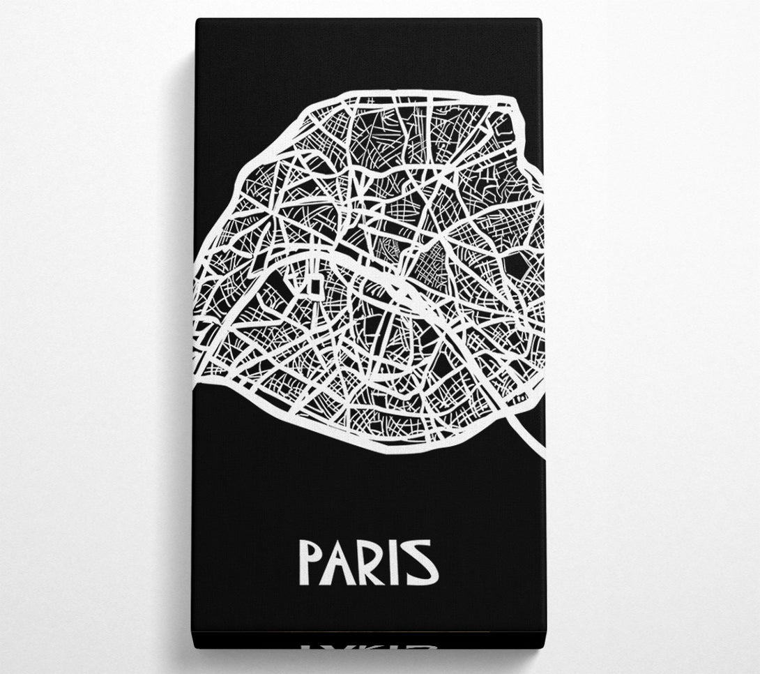 A Canvas Print of Map Of The City 7 Canvas Art