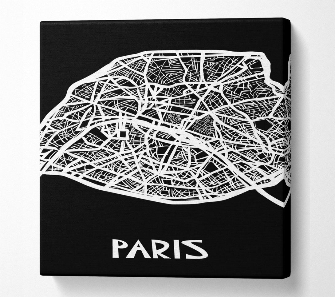  A Canvas Print of Map Of The City 7 Canvas Art
