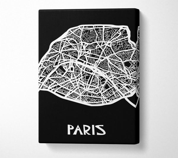  A Canvas Print of Map Of The City 7 Canvas Art