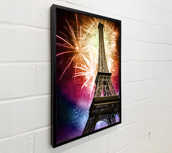 Eiffel Tower Fireworks 1