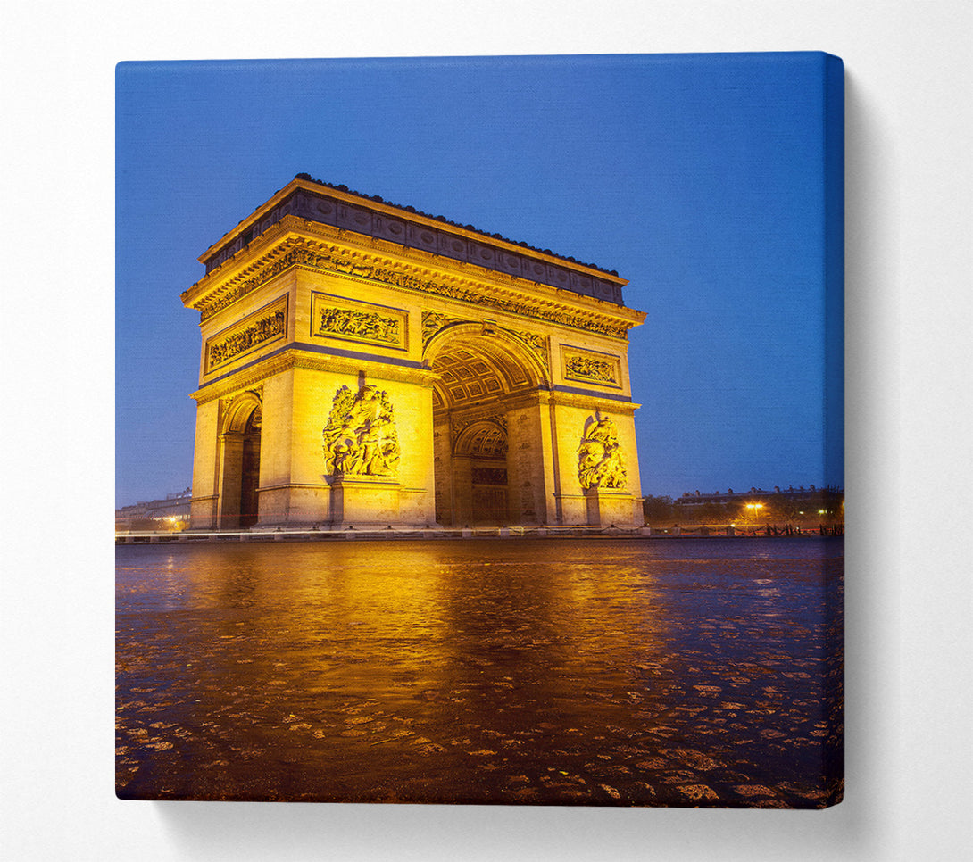  A Canvas Print of Arc De Triomphe 3 Canvas Print