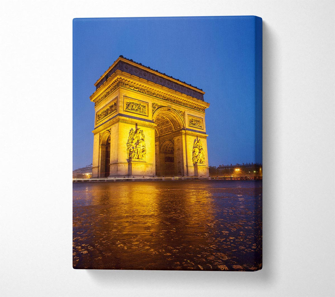  A Canvas Print of Arc De Triomphe 3 Canvas Print