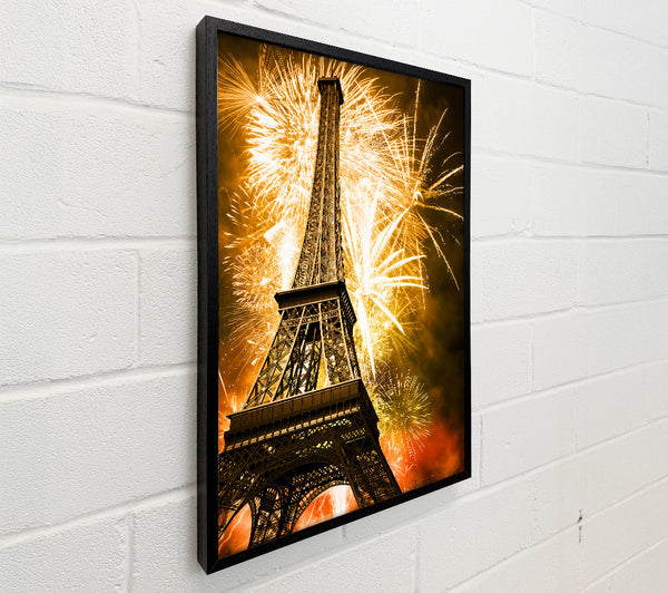 Eiffel Tower Fireworks 2