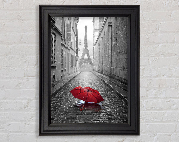 Eiffel Tower Streets 18 Framed Print
