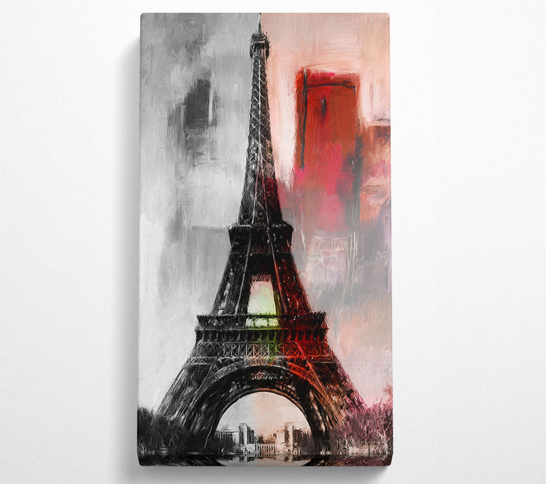  A Canvas Print of Eiffel Tower Retro 9 Canvas Art