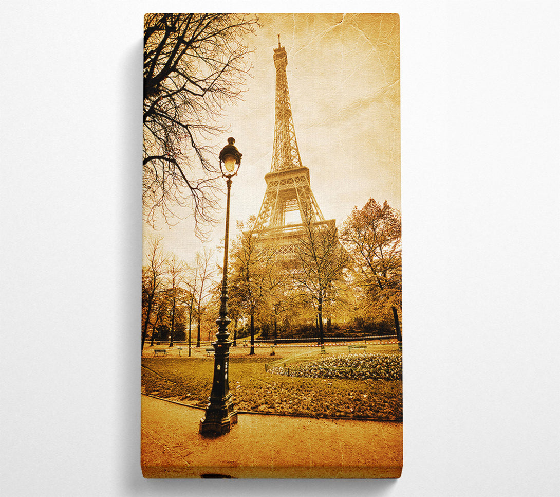  A Canvas Print of Eiffel Tower Retro 8 Canvas Wall Art