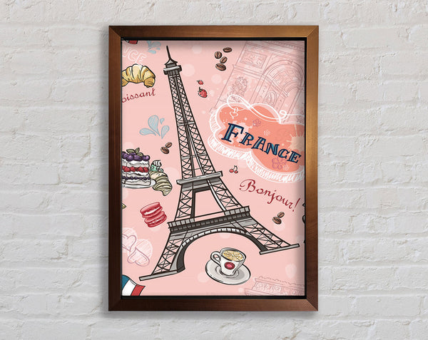 Eiffel Tower Chic 2 Framed Print